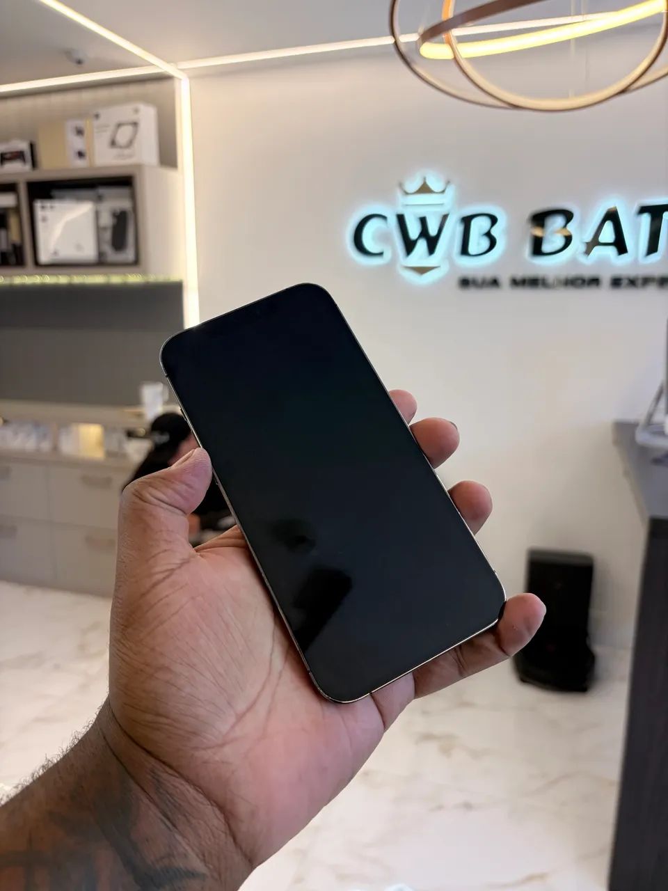 iPhone 12 Pro Max 512GB Grafite Bateria 83% Chassi descascando- Usado - Foto 6