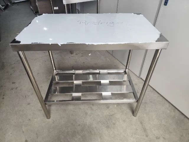 Bancada Inox 1,10x0,70x0,90 com Prateleira  - Foto 3