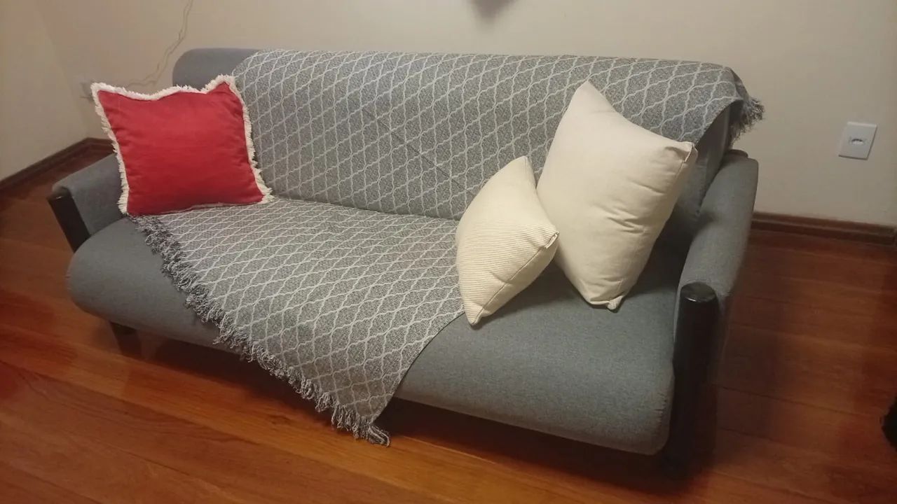 Jogo de sofá  Madeira macissa, super confortável e reforçado - Foto 2