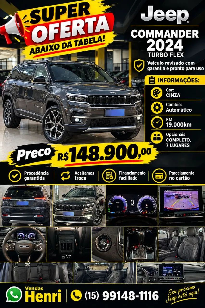 Jeep Commander Commander Limited T270 1.3 TB Flex Aut. 2024