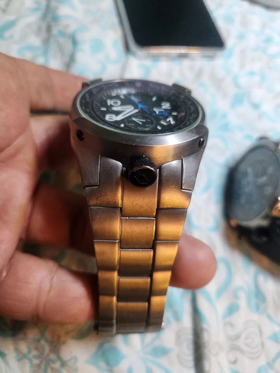 Relogio orient flytech mbttc001 titanium  - Foto 5