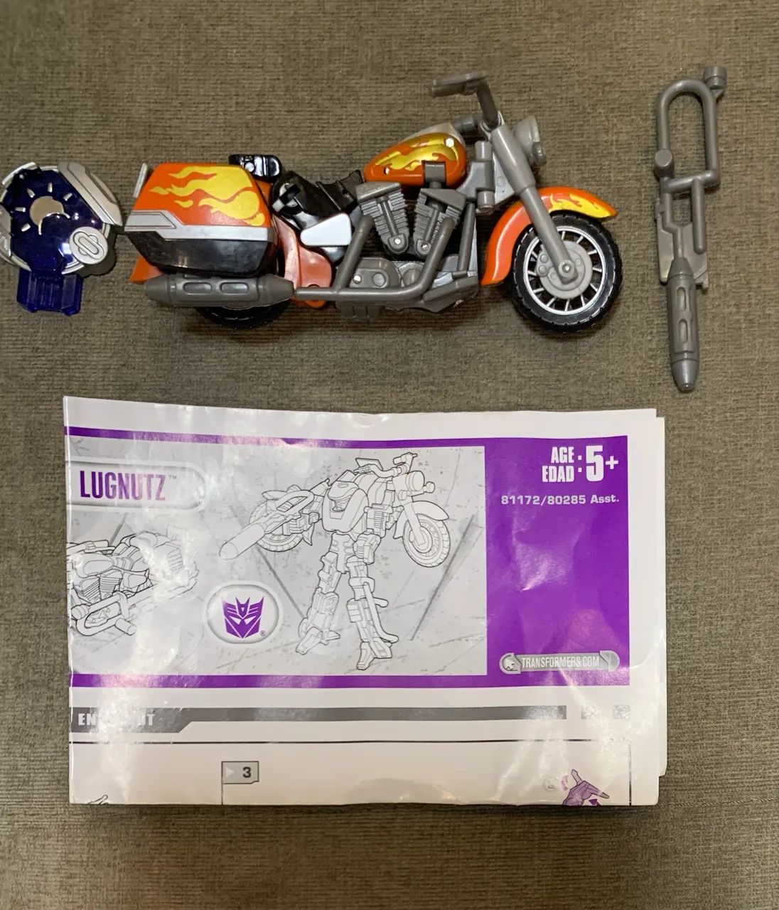 Transformers Cybertron Lugnutz - Scout Class | Hasbro - Foto 4