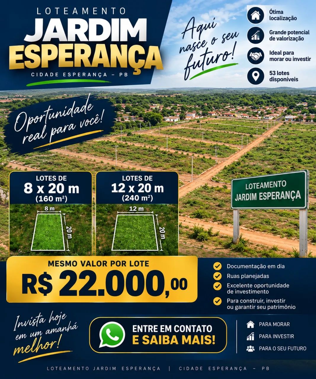 Lotes a venda 