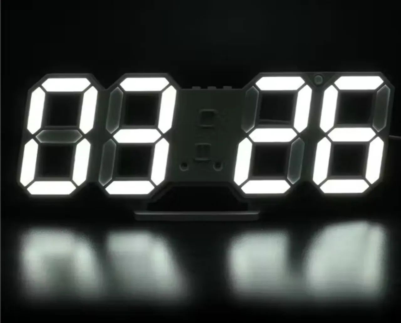 Relógio Digital LED 3D para mesa ou parede - Foto 3