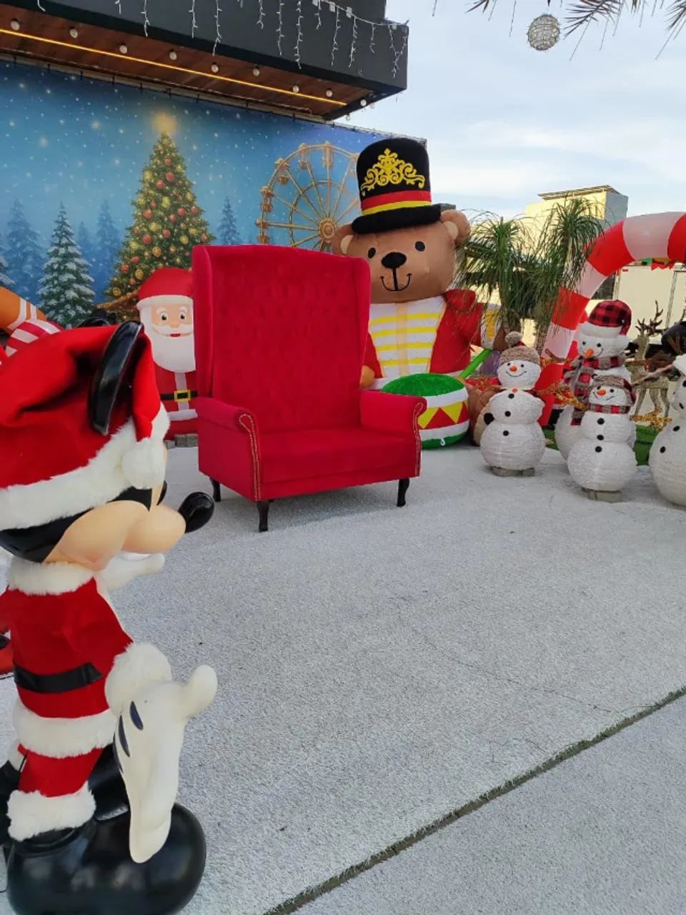 Cadeira do Papai Noel / Poltrona vermelha