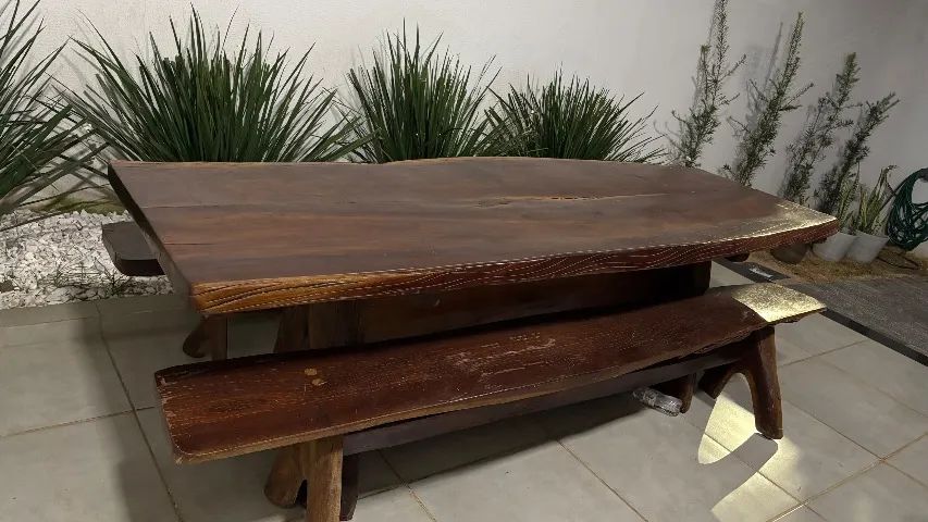 Mesa Rústica 1,20x3m  - Foto 5