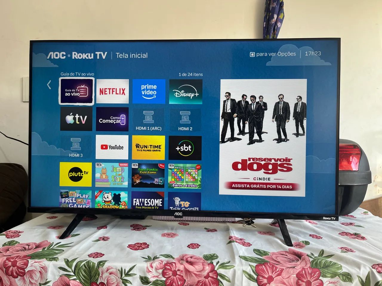 Smart Tv 40 Polegadas - COMPLETA - Foto 3