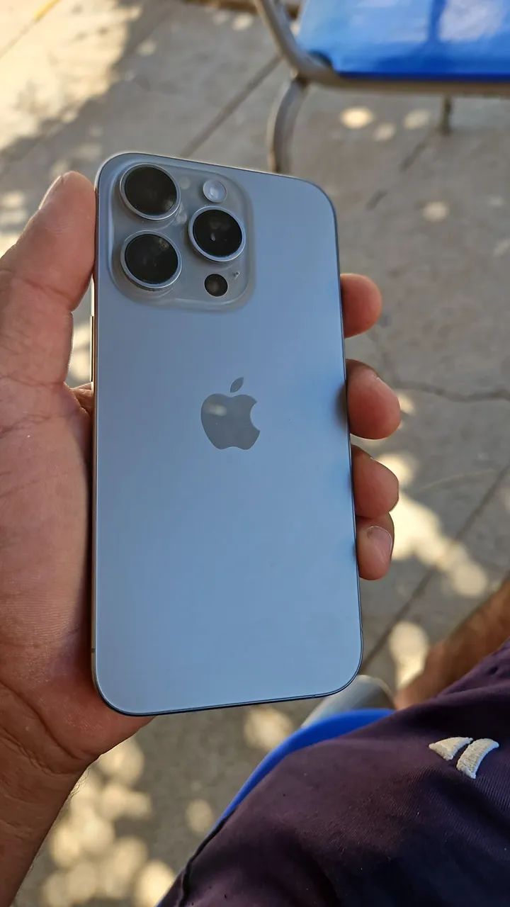 iPhone 15 pro 128gb bateria 91% com deifeito na placa 