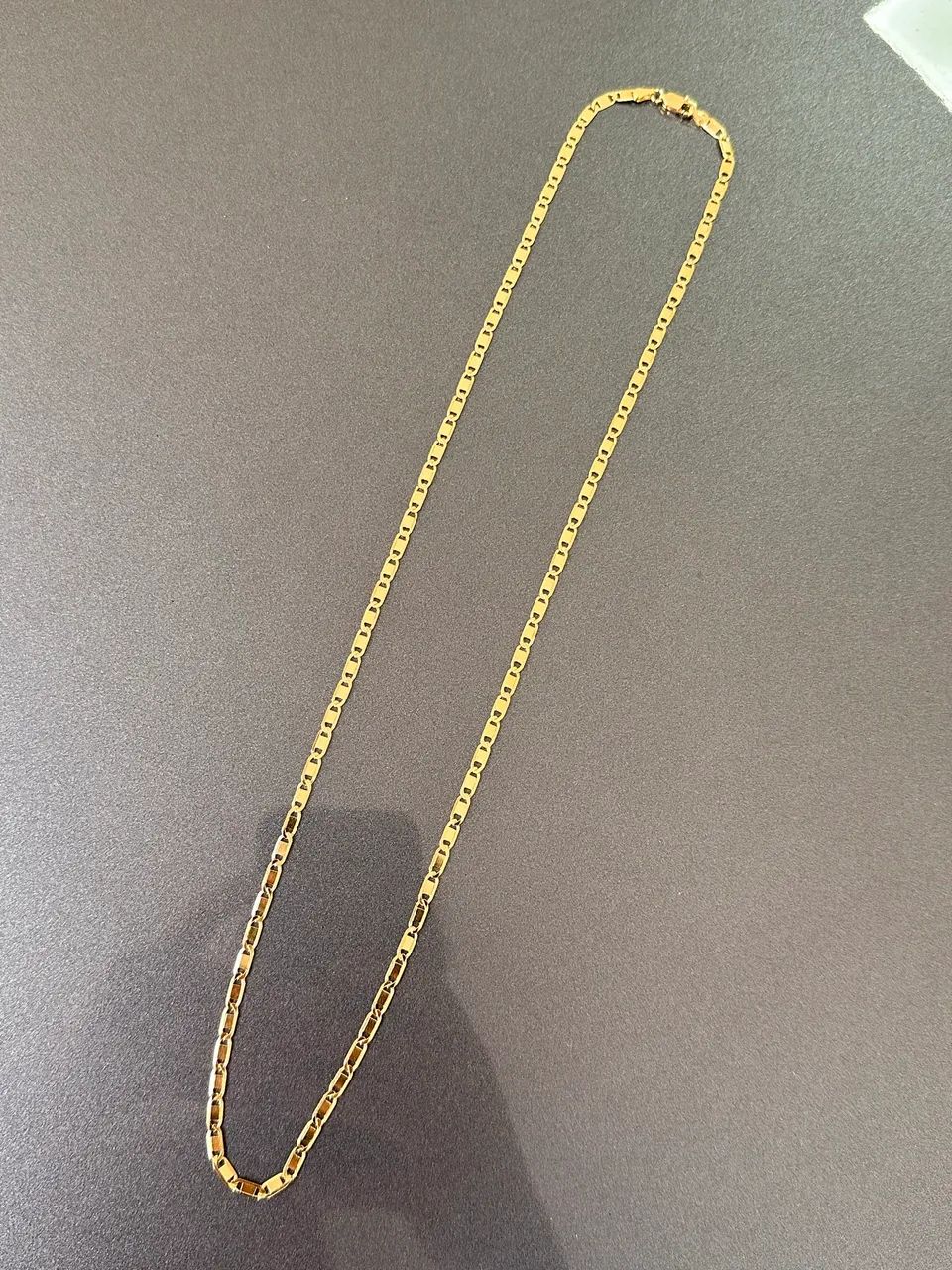 Cordão De Ouro 18K 750 Modelo Piastrine
