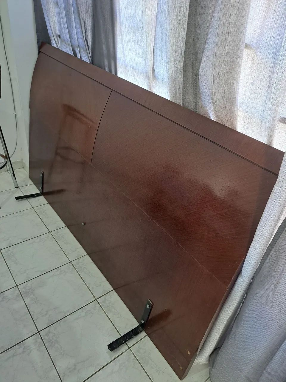 Cabeceira de cama tamanho Queen. Em madeira maciça.  - Foto 3