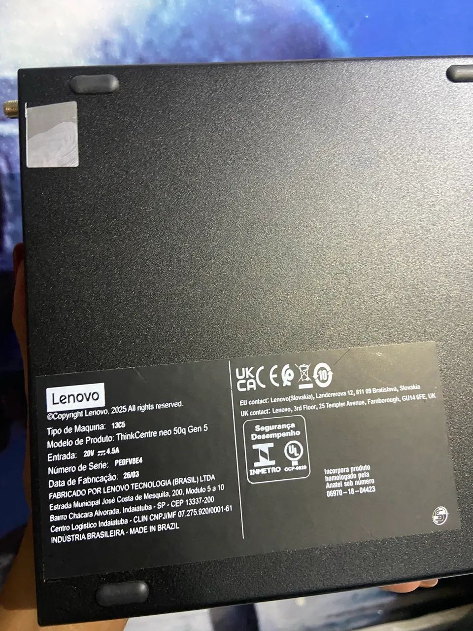 Mini PC Lenovo ThinkCentre i5 de 15ª geração  - Foto 3