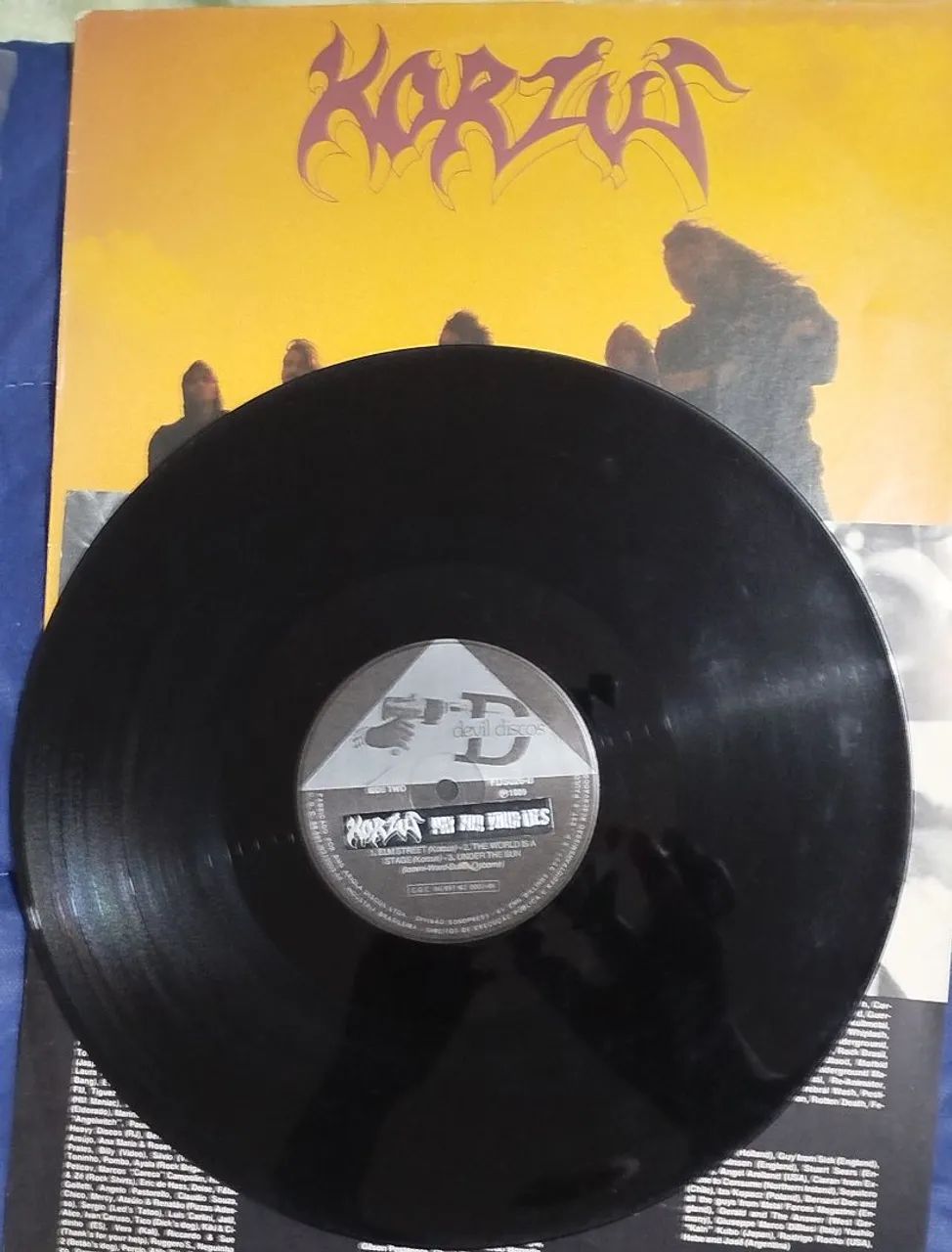 LP Korzus pay for your lies heavy metal sabbath Zeppelin trash
