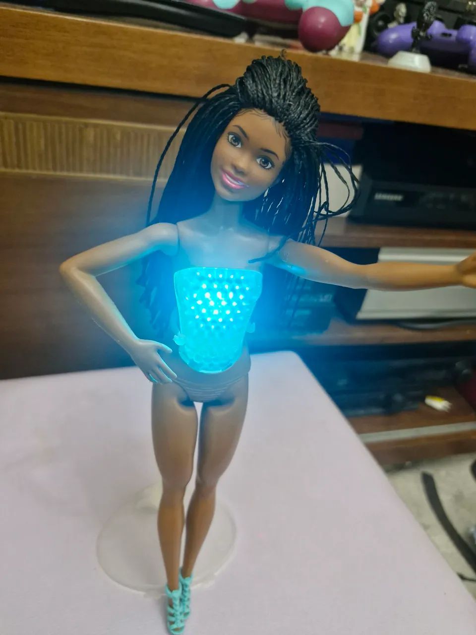 Boneca Barbie Brooklyn Roberts , funcionando - som e led - rara
