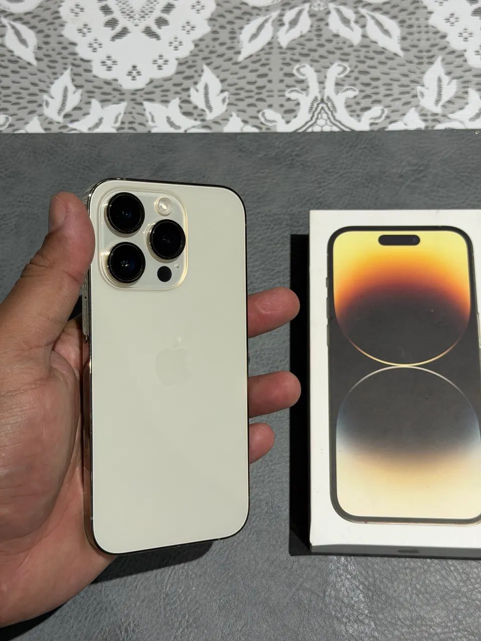 ゴールド 512GB Pro 14 iPhone iPhone novo como Sou - Dourado - 512GB Max Pro 14 スマートフォン本体