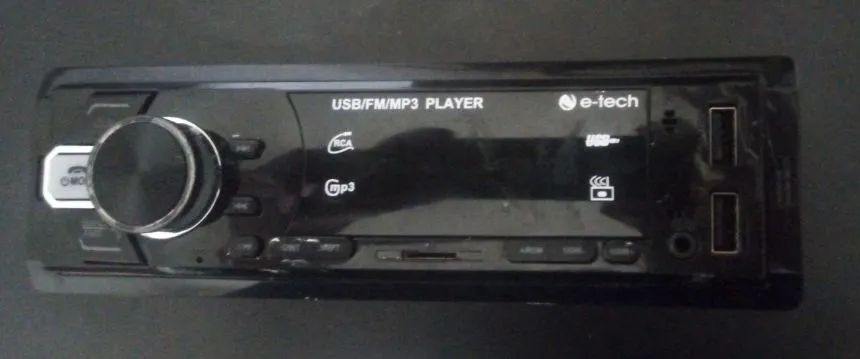 Radio automotivo Usb/Fm/mp3 player( E-tech)