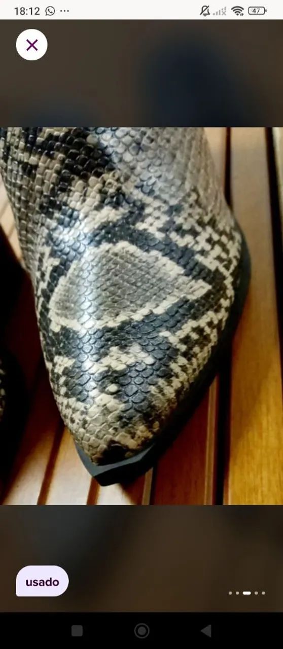 Tamanco estilo cobra - Foto 2