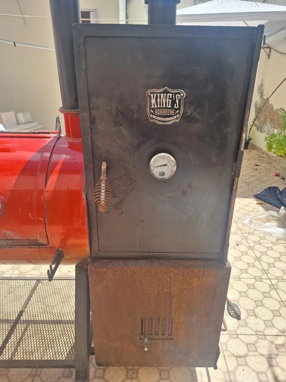 Pit Smoker Profissional 20 polegadas Auto Reverse - Foto 4