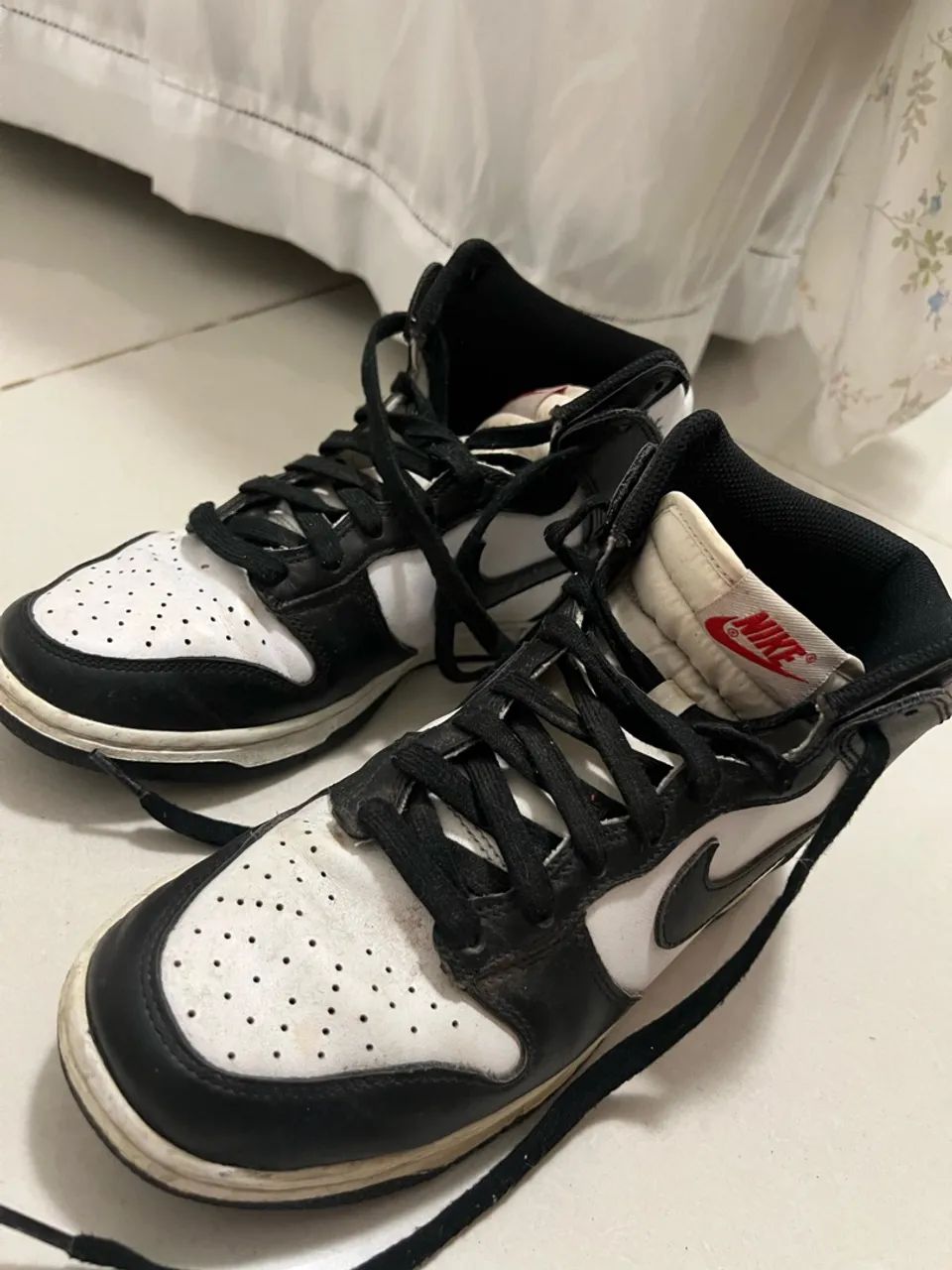 High Dunk preto e branco nike  - Foto 3