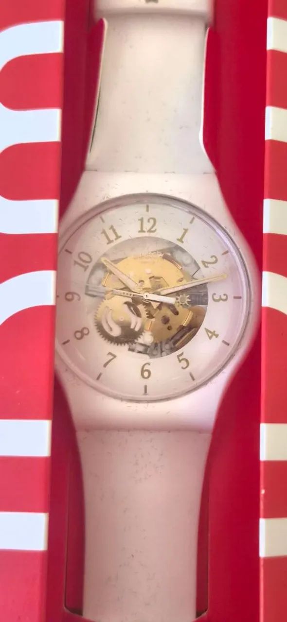 Relogio Swatch Skeleton bio ceramic Novo