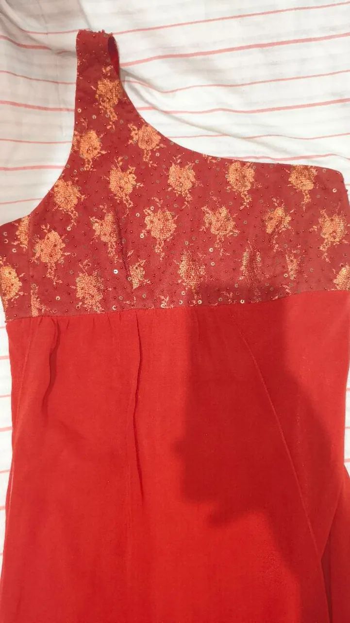 Vestido terracota P - Foto 2