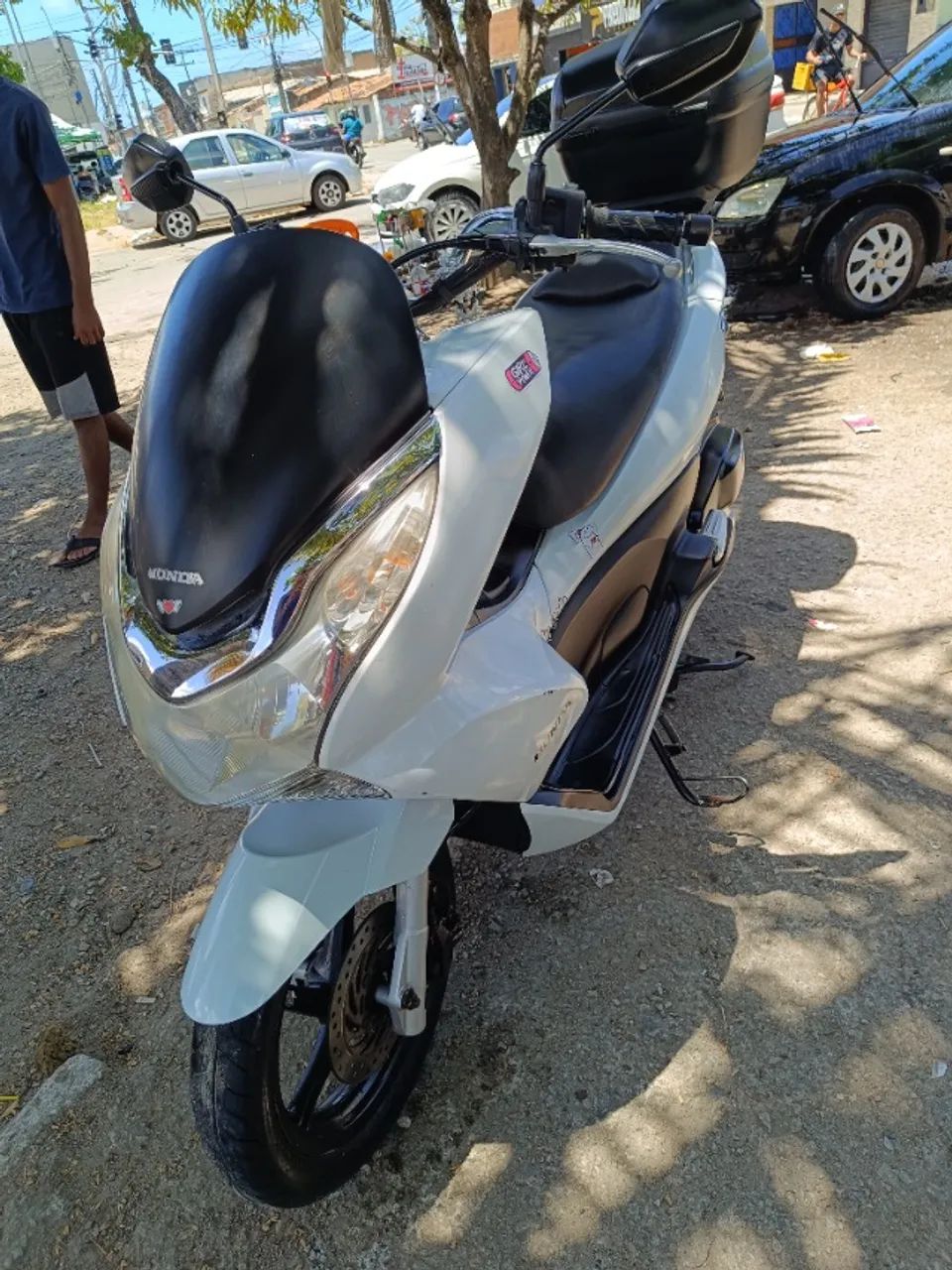 Moto Pcx 2014 Branca com documentação Regularizada - Foto 5