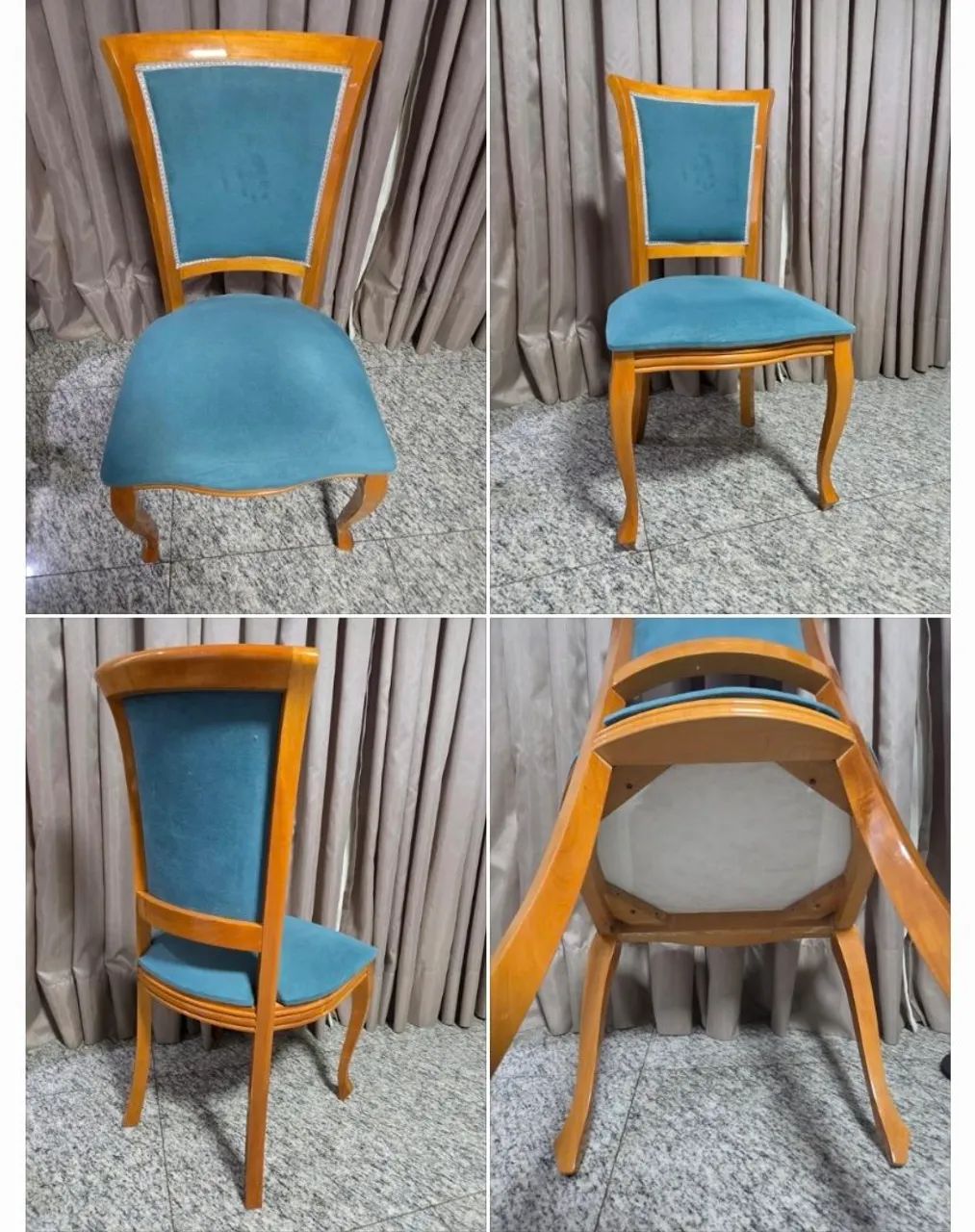 Cadeira retro em madeira pura