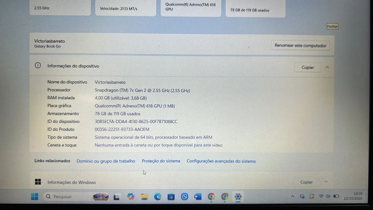 Notebook Galaxy Book GO - Foto 5