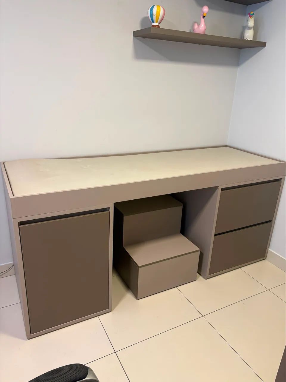 Maca Fixa com Balção em MDF com abertura, colchão e tripé  - Foto 2