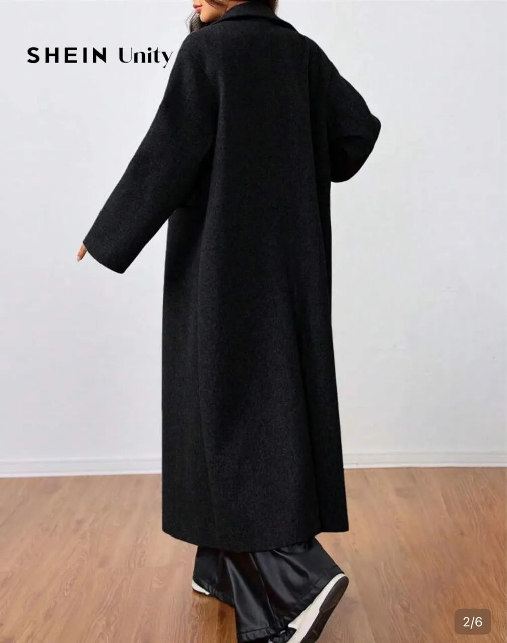 Sobretudo longo preto - Foto 3