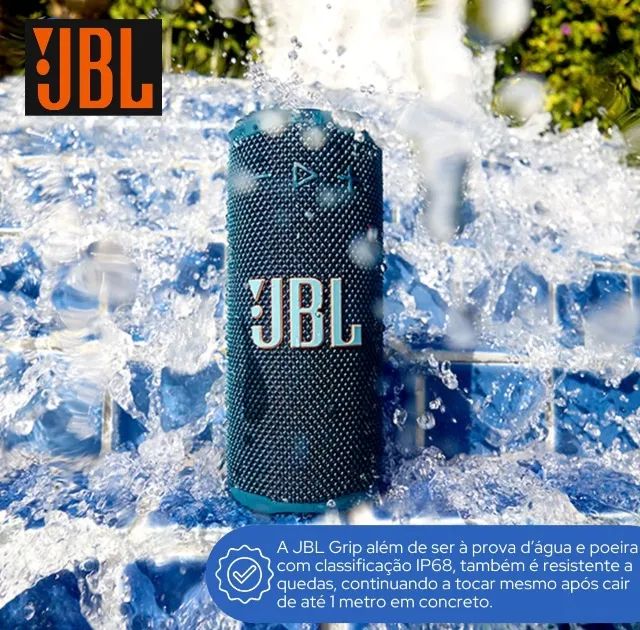 JBL Grip Prova d água, Auracast e Led Muda de Cores - Lacrado - Foto 2