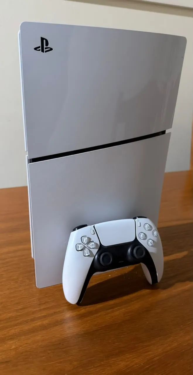PS5 Slim, Com Leitor, Completo!