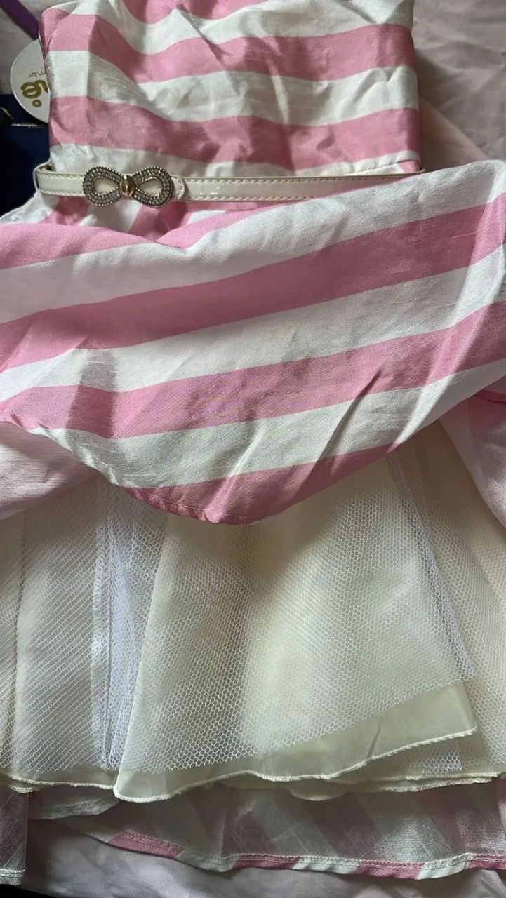 Vestido Petit Cherie tamanho 7 - Foto 3