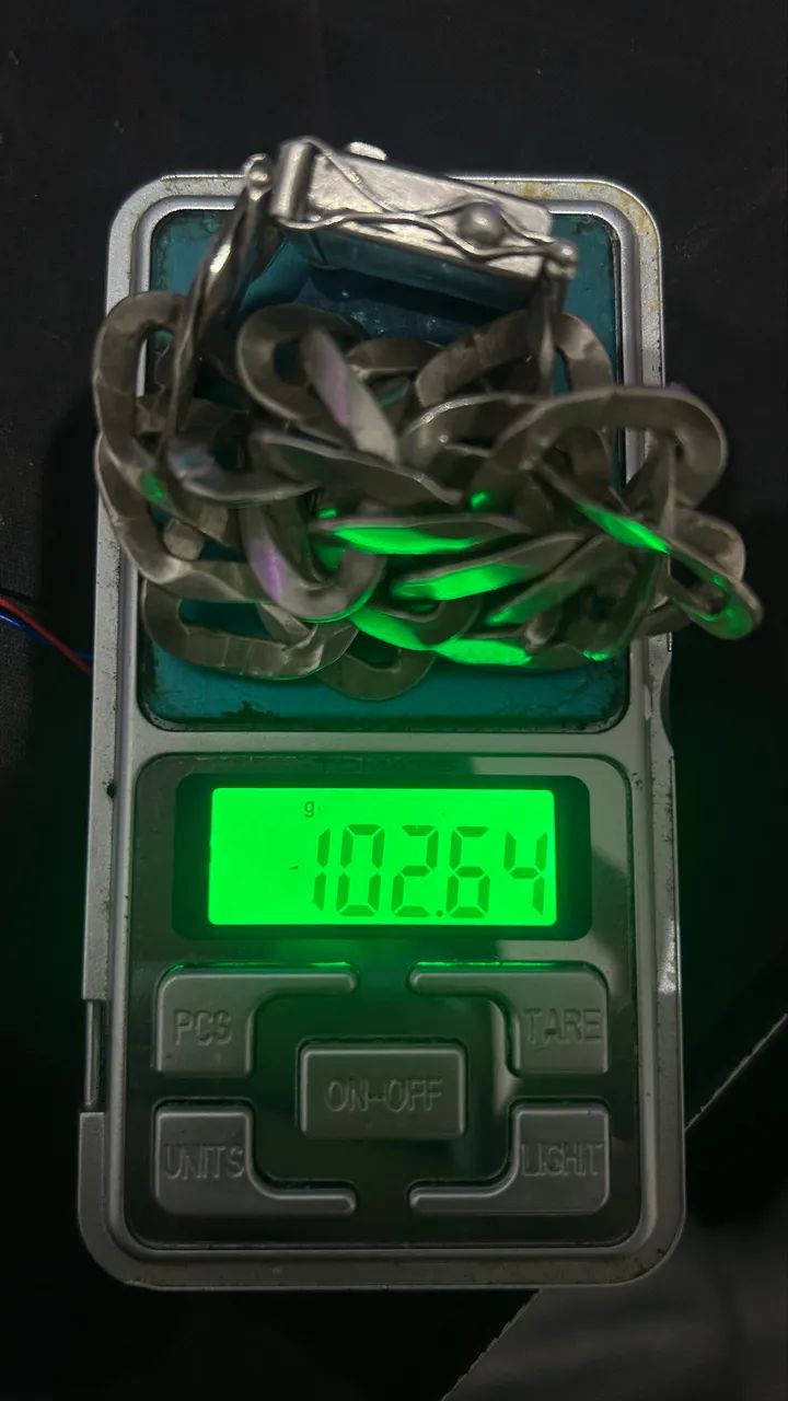 Cordão e pulseira de prata  - Foto 2