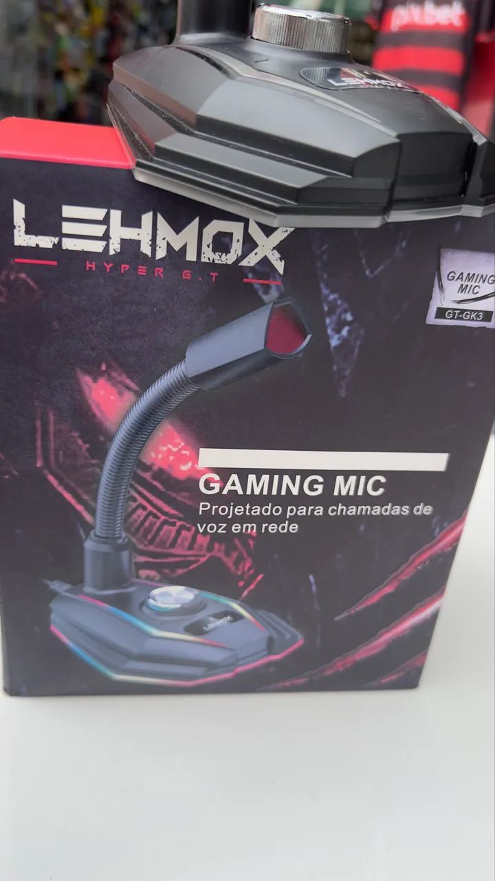 Microfone Gamer RGB Em oferta  - Foto 4