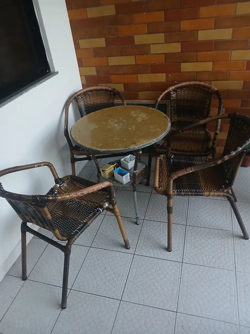 Mesa de varanda 