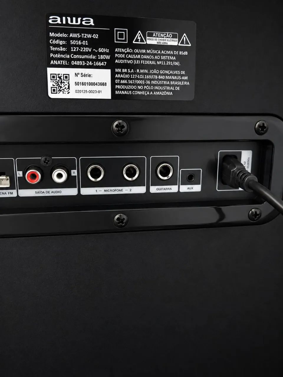 CAIXA TORRE AIWA MODELO AWS T2W-02 - Foto 4