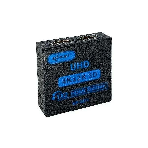 Splitter HDMI Divisor com 1 Entrada e 2 Saídas 3D - Knup KP-3471 - Foto 2