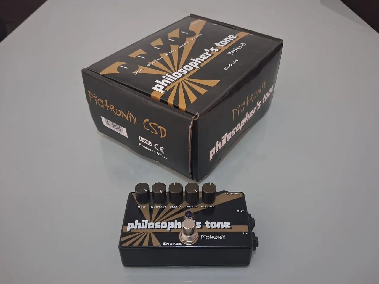 Pigtronix Philosopher's tone compressor e drive. Zerado. 