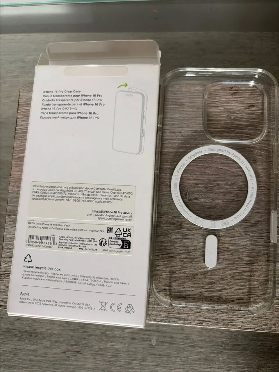 Capa Clear Case original Apple IPhone 16 Pro  - Foto 2