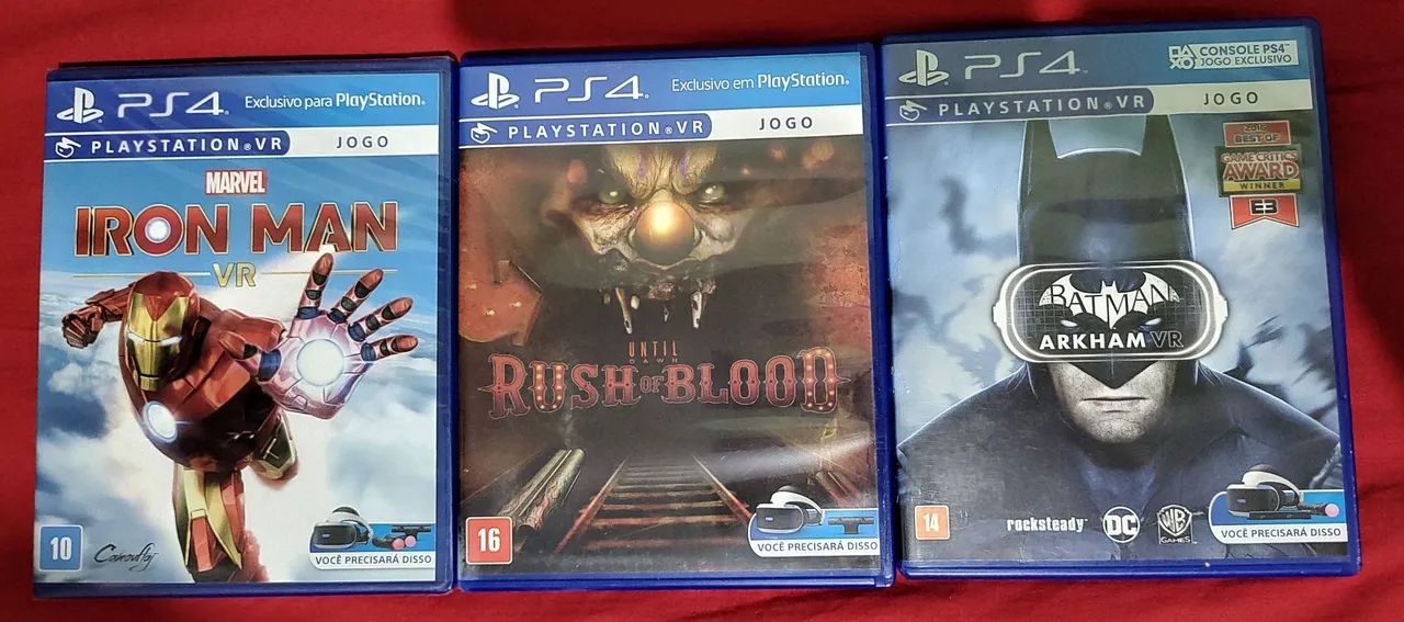 VENDO UM PS4 (modelo FAT) + PS VR + JOGOS E ACESSÓRIOS - Foto 4