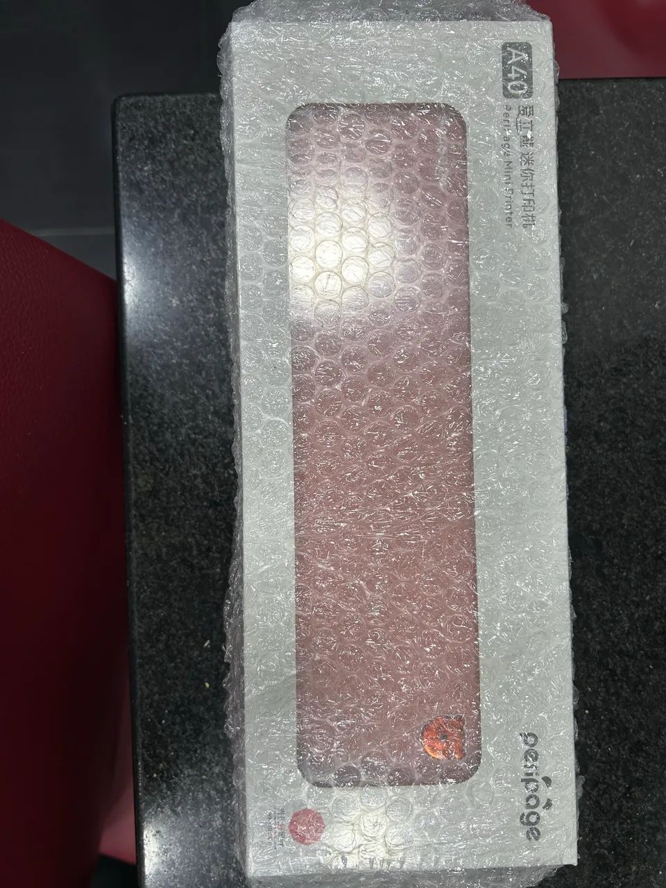 Impressora térmica tattoo rosa