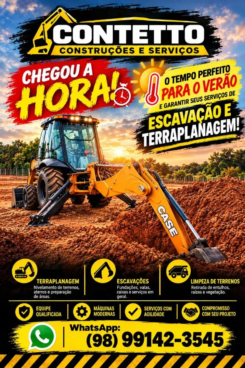 Escavação e terraplanagem 