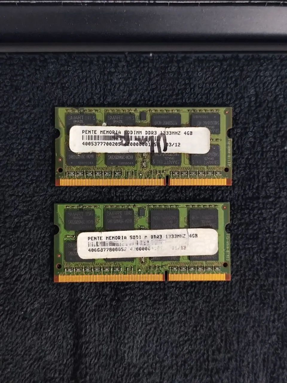Memória RAM de notebook 2x4GB DDR3 - Foto 2