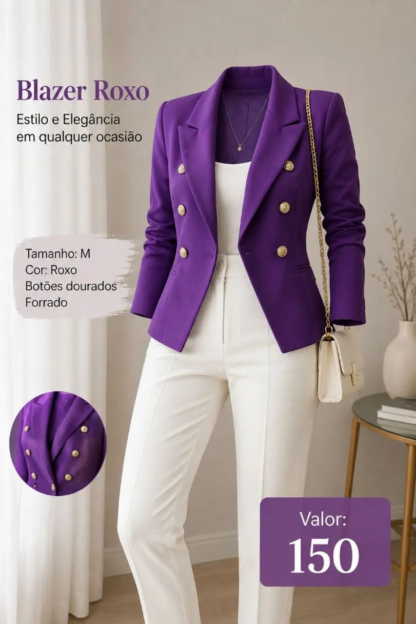 Blazer elegante forrado Motf 