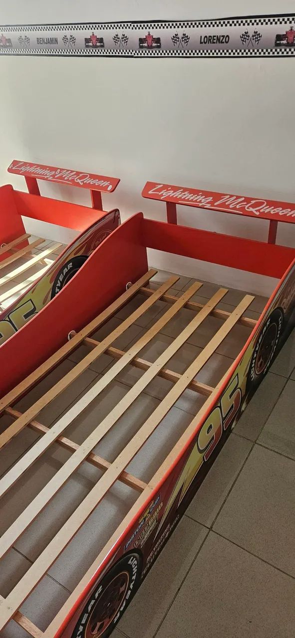 Cama Infantil Carro Relâmpago McQueen - Foto 2