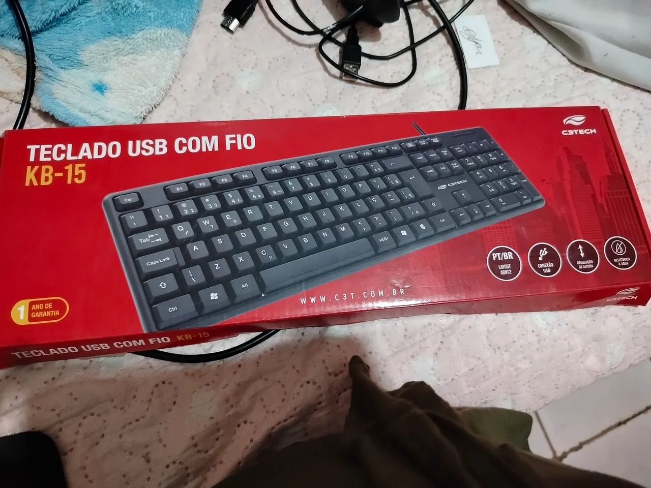 Teclado mais câmera webcam  - Foto 4