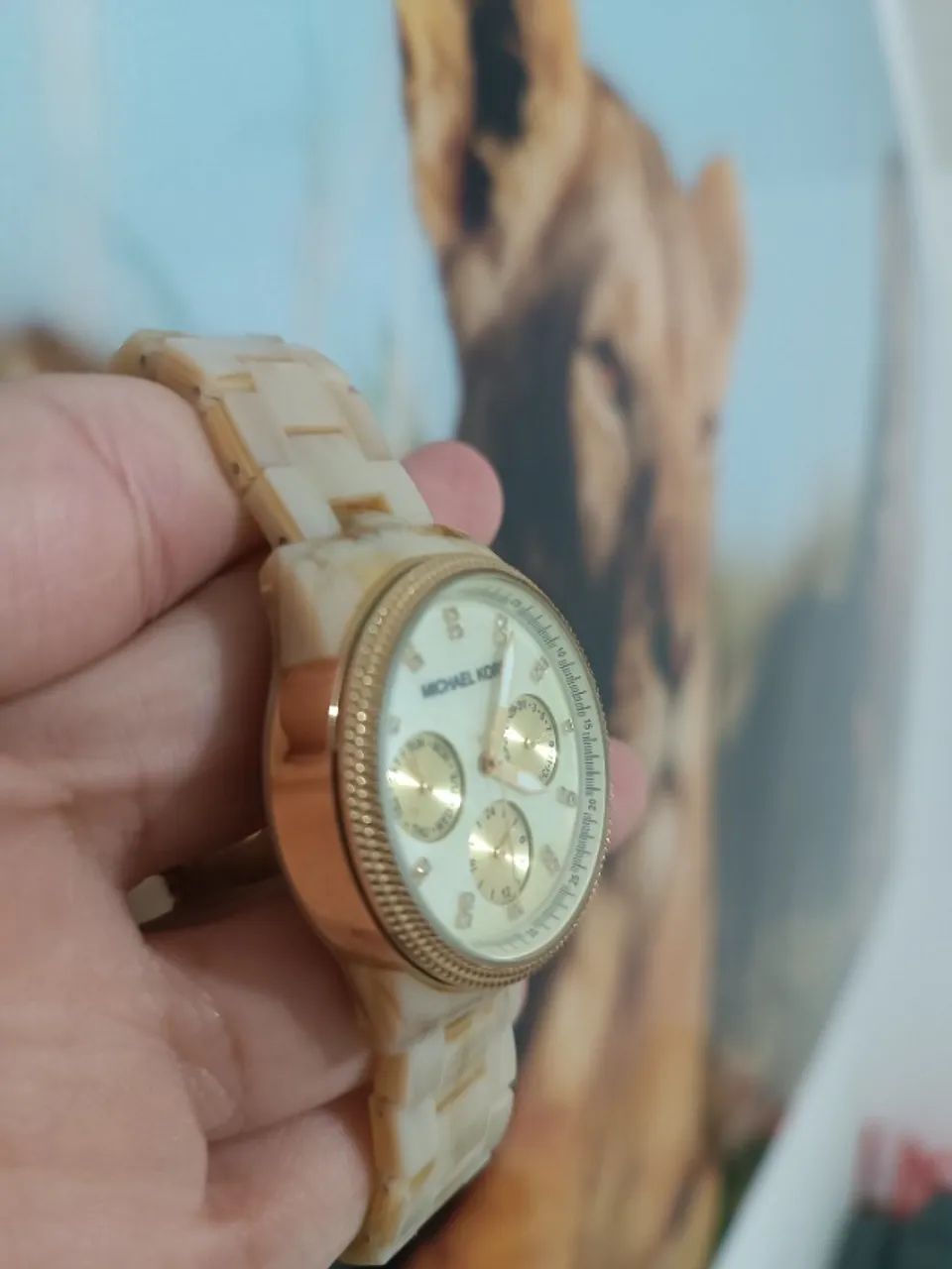 Relógio MICHAEL KORS MADRE PEROLA FUNCIONAL - Foto 4