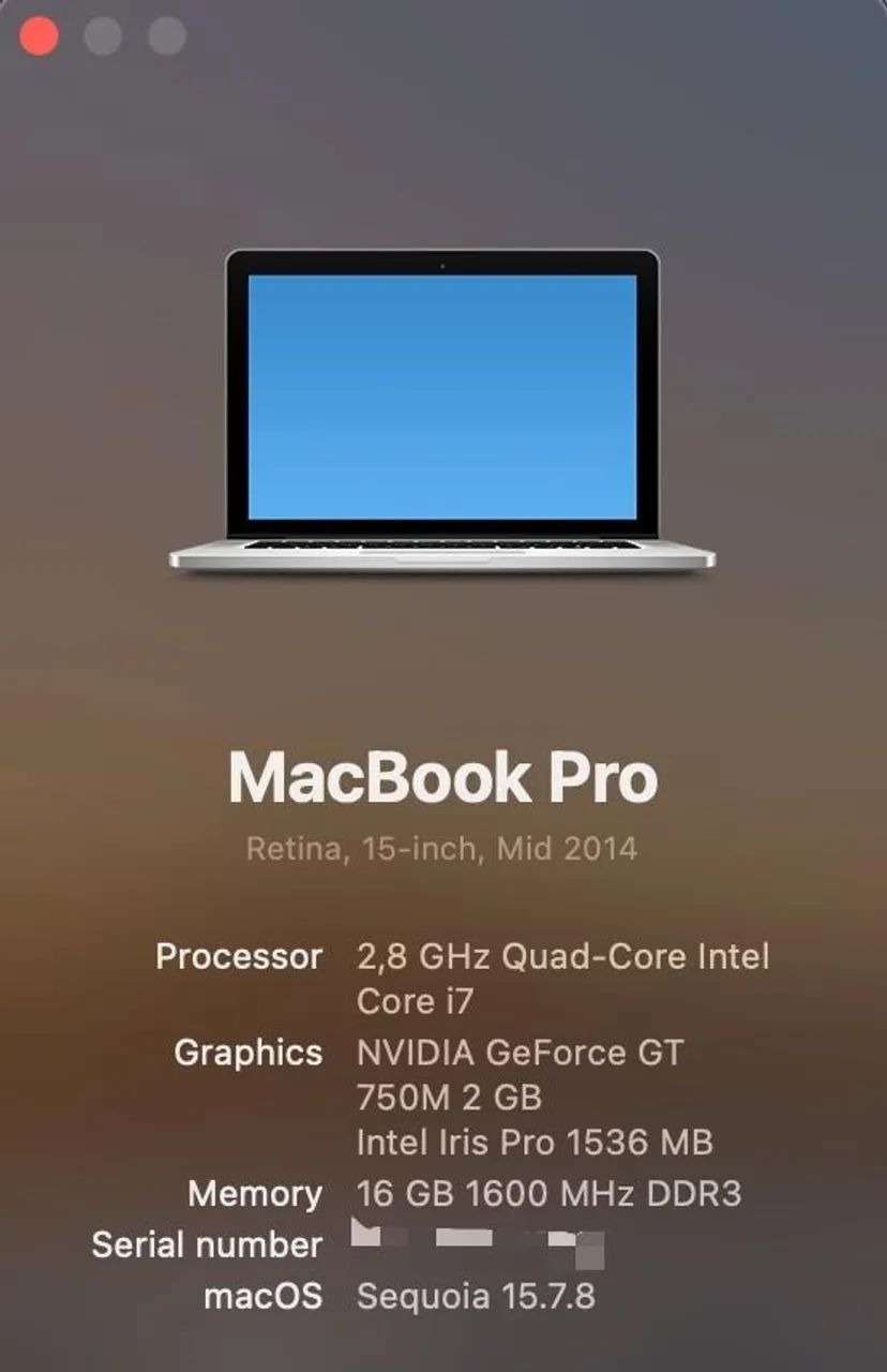 MacBook本体 MacBook Pro 15 Core i7 16GB SSD 1TB Macbook Pro 2014 15