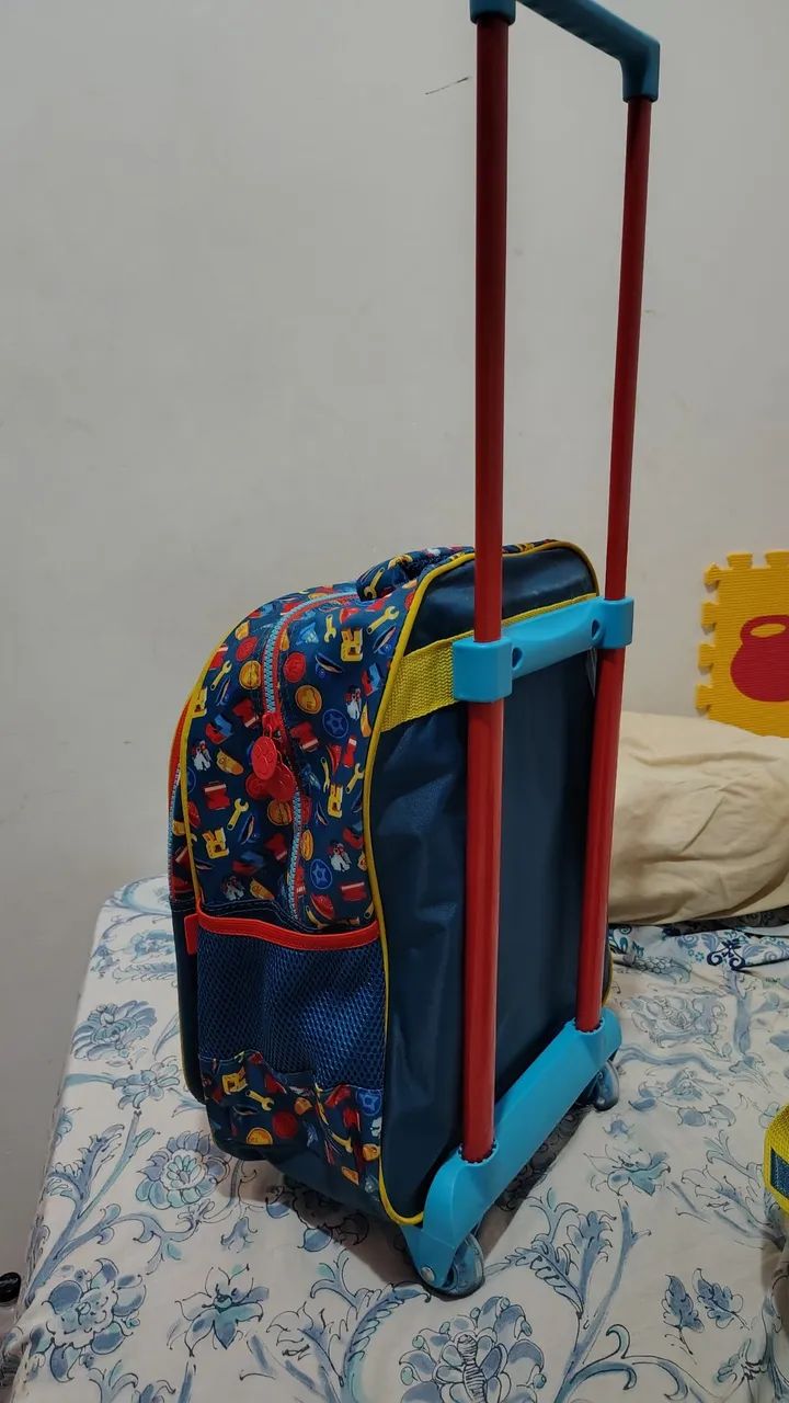Mochila infantil e lancheira térmica da patrulha canina... Contato: * - Foto 4