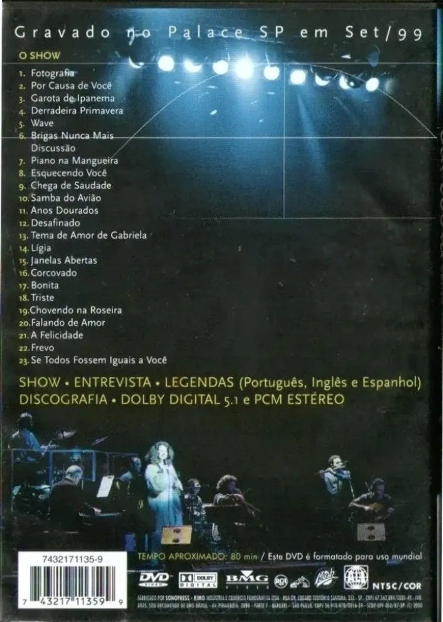 Dvd Gal Costa Canta Tom Jobim.  - Foto 3